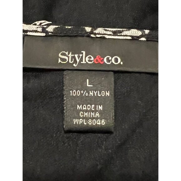 NWT Style & Co Dress Womens Large Y2K Babydoll Midi Beach Boho  Festival - Picture 5 of 16